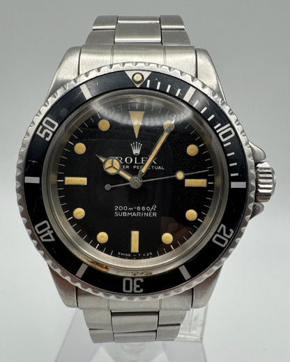 Rolex Submariner No Date 5513 Full Steel “Meters First” Zinc Sulfide Heavy Patina 1967 (Serviced)