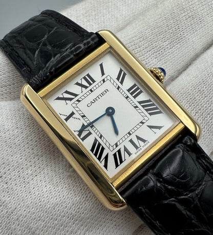 Cartier Tank Solo Medium Size Yellow Gold (Box)