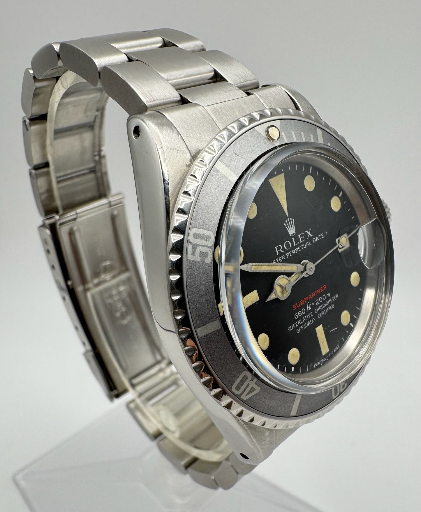 Rolex Submariner Date 1680 Red Ghost Bezel 1970 (Serviced)