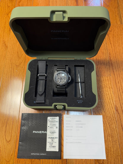 Panerai Luminor Submersible 47 Marina Militare Full Carbon (Full-Set)