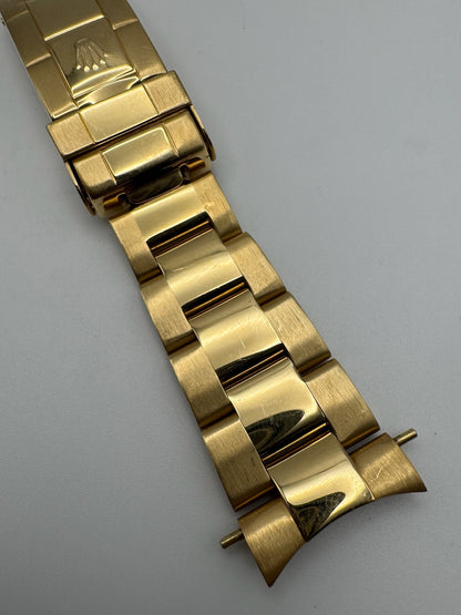 Rolex Submariner Date Full Yellow Gold Bracelet 18K No Stretch (Excellent)