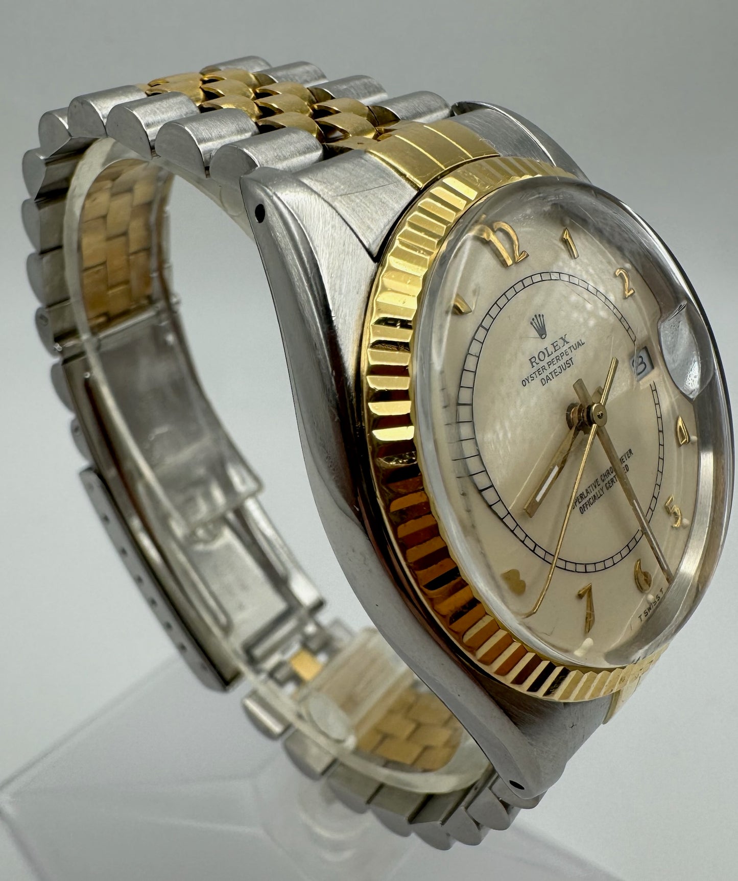 Rolex Datejust Vintage Boiler Gauge Dial