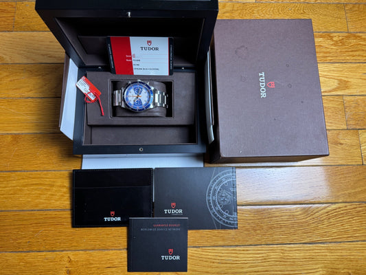 Tudor Heritage Chrono Blue Carlo Blue/Grey 2015 (Full-Set/Mint)