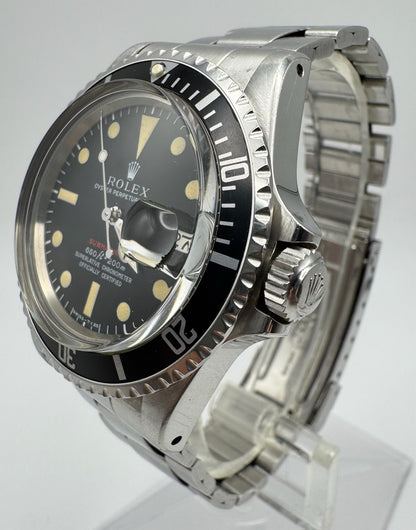 Rolex Submariner Date 1680 Red Yellow Patina 1970 (Full-Set/Unpolished)
