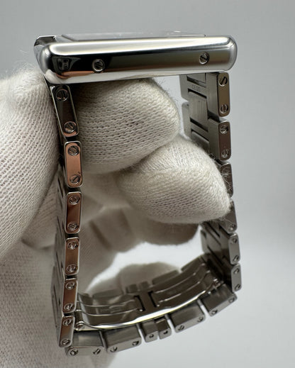 Cartier Tank Solo Full Steel Silver Dial (Mint)