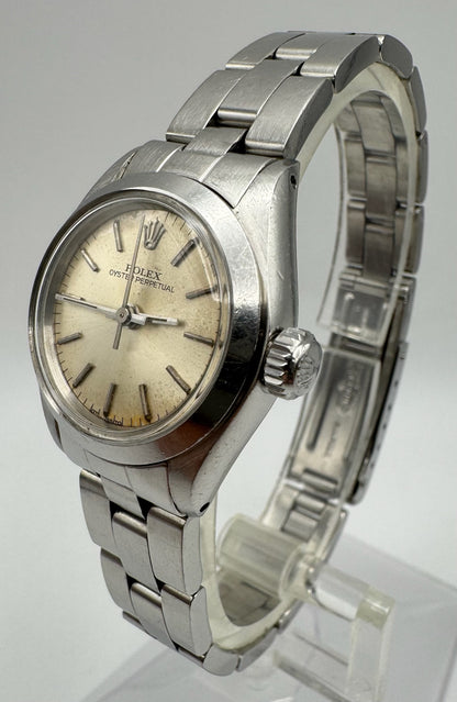 Rolex Oyster Perpetual 26 Full Steel Oyster Silver Dial 1978 (Unpolished/Serviced)