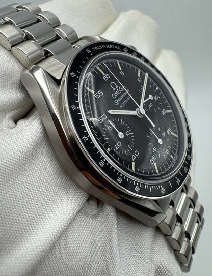 Omega Speedmaster Reduced with Black Tritium Dial (Unpolished)