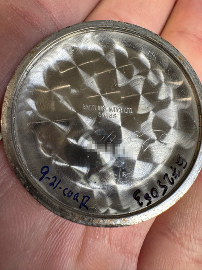 Breitling Navitimer Vintage 806 Steel Twin Jet Stunning Patina (Serviced)