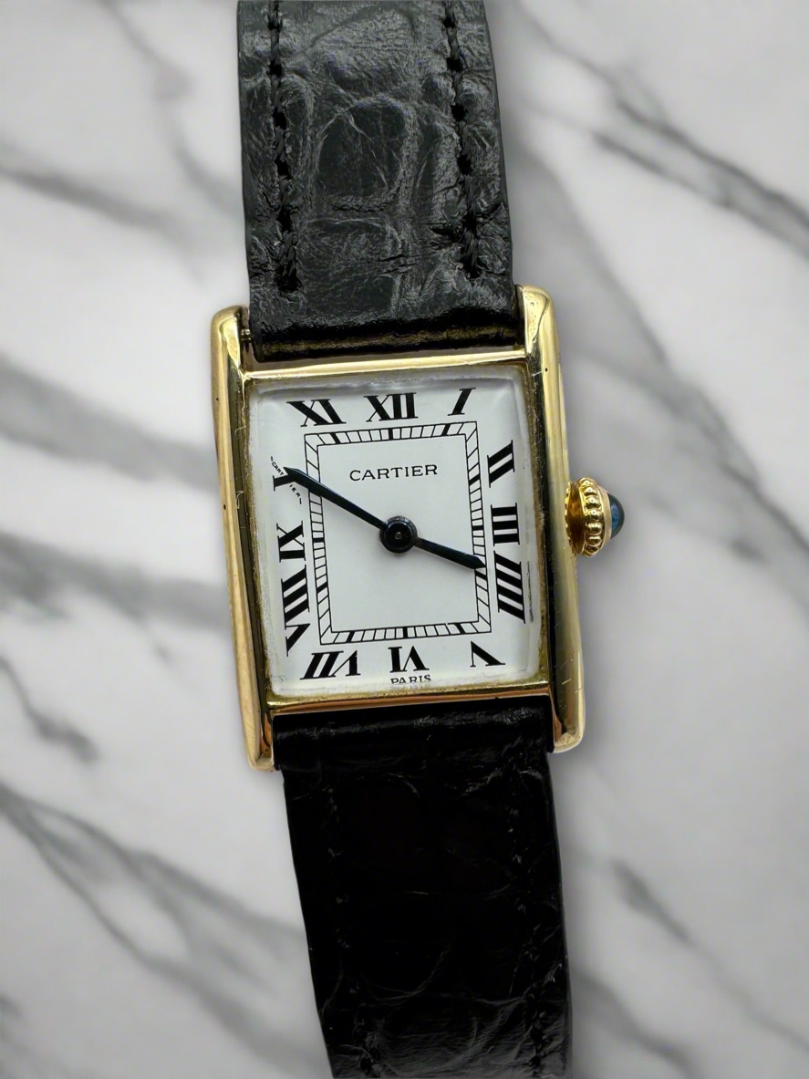 Cartier Tank Paris Yellow Gold Lady Manual Winding (Serviced)