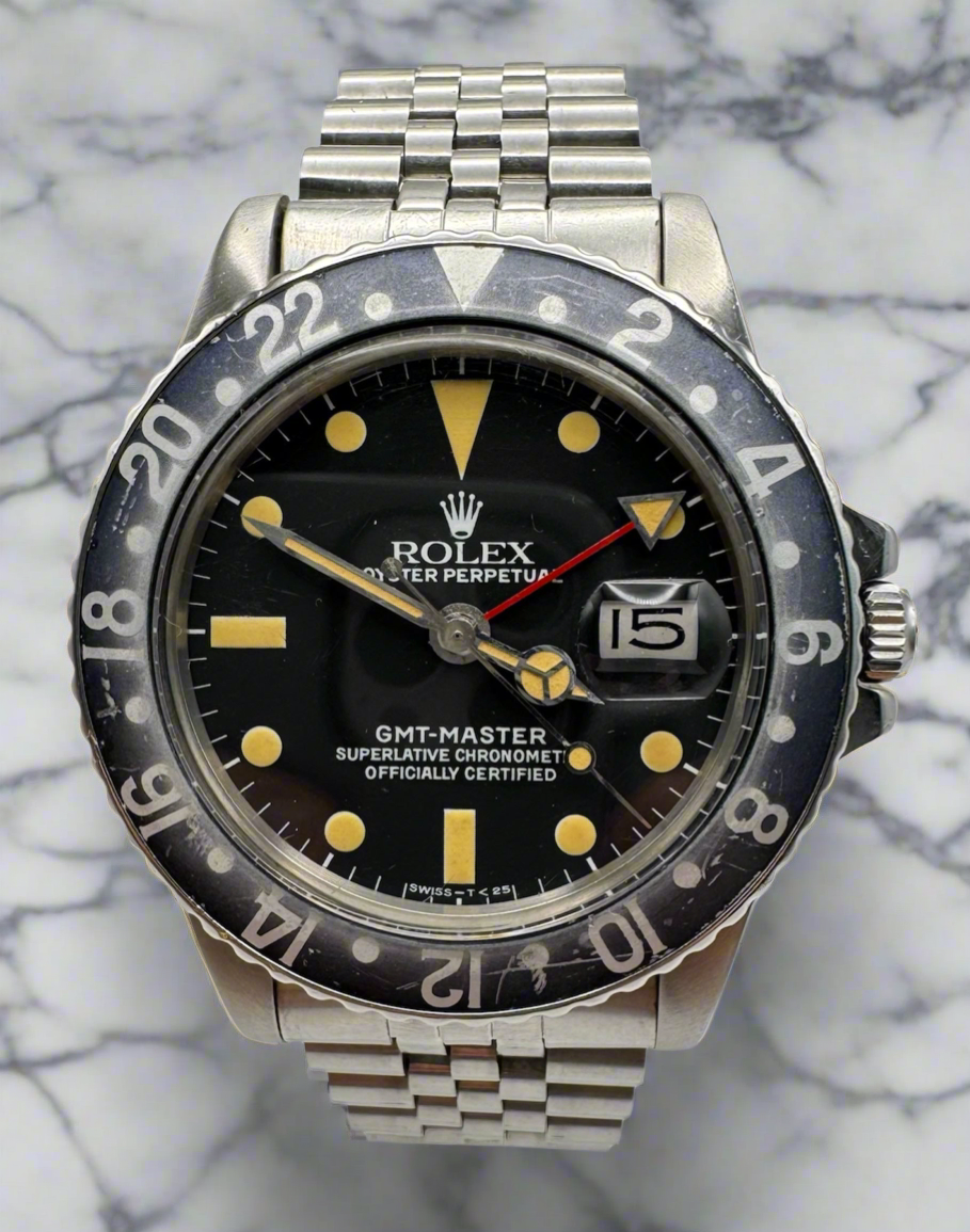 Rolex GMT-Master 1675 Jubilee Heavy Patina 1977