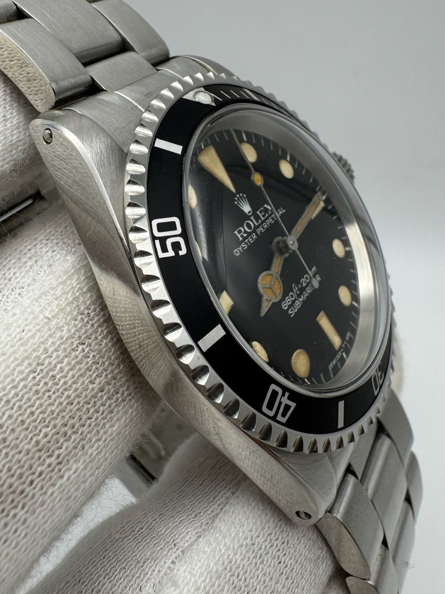 Rolex Submariner No Date 5513 Full Steel MK1 “Maxi Dial” (Serviced)