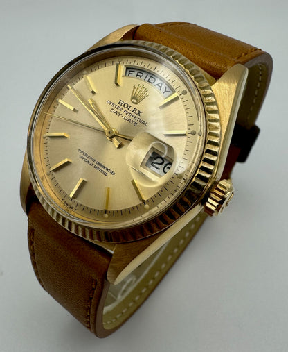 Rolex Day-Date 36 Yellow Gold with Champagne Dial 1960s