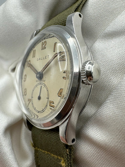 Gallet WWII Military Field Watch