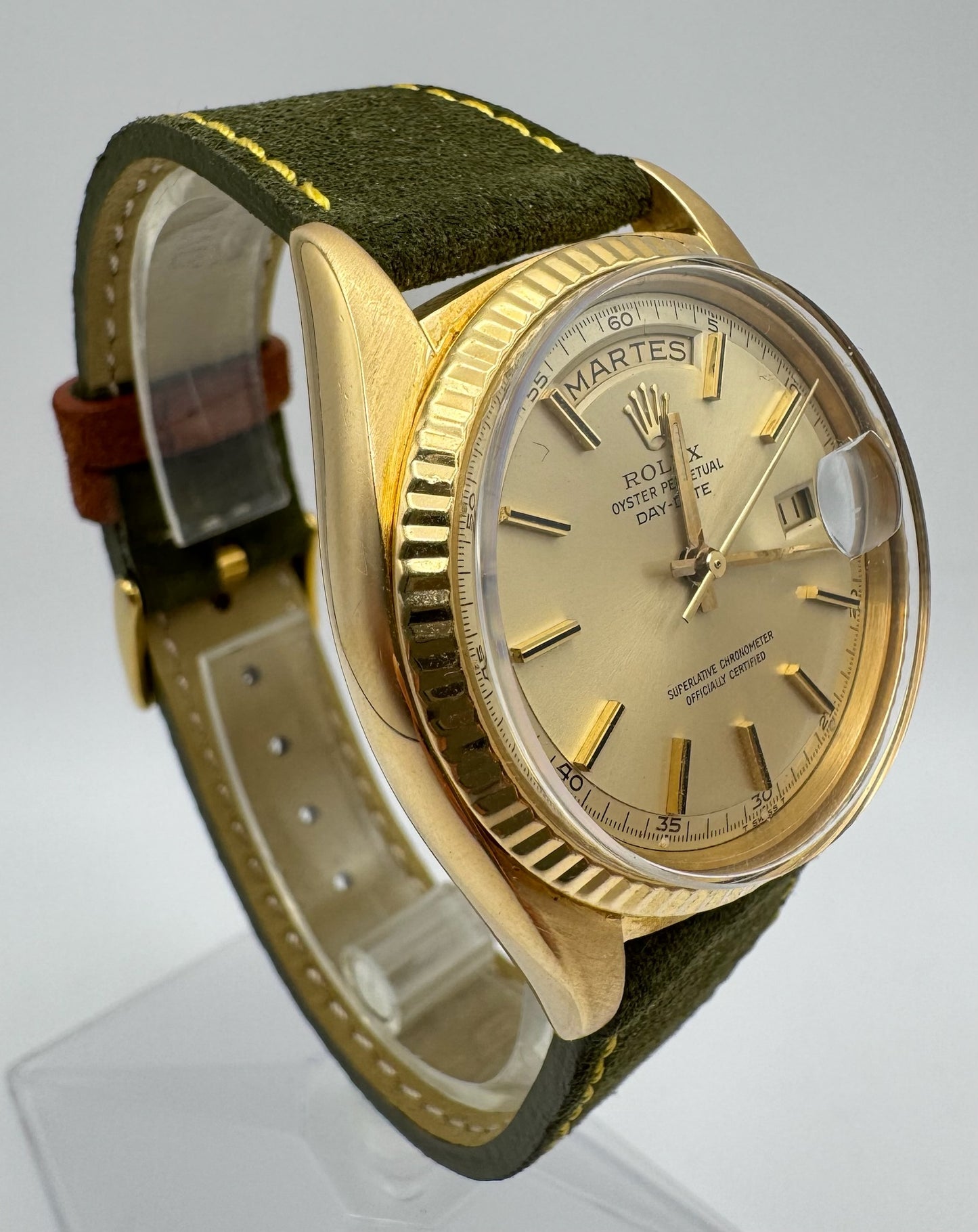 Rolex Day-Date 36 1803 Yellow Gold 18K Champagne Dial 1968
