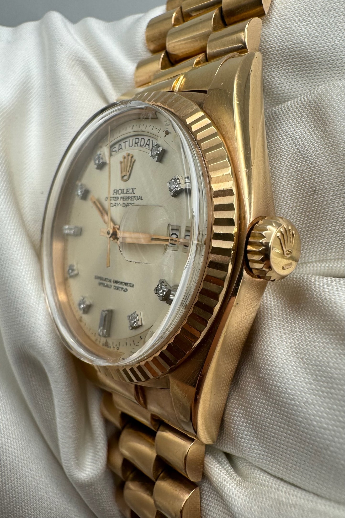 Rolex Day-Date 1803 18K Rose Gold w/ Diamond Dial