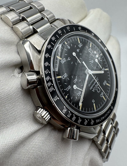 Omega Speedmaster Reduced with Black Tritium Dial (Unpolished)