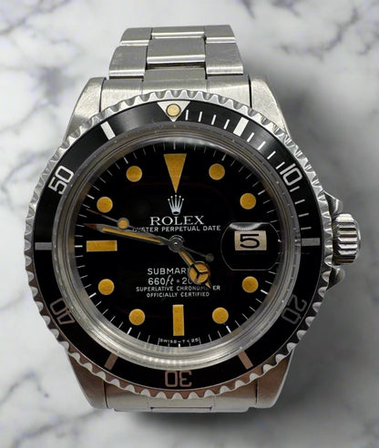 Rolex Submariner 1680 MK1 Pumpkin Patina 1981 (Full-Set/Serviced)