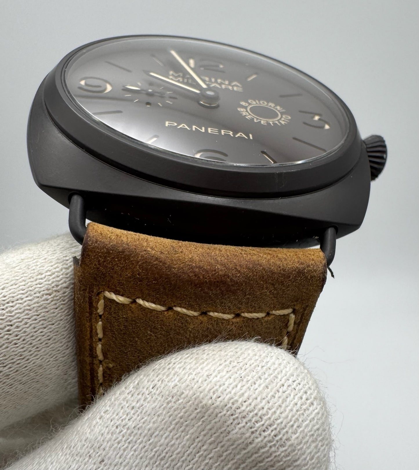 Panerai Radiomir Marina Militare 47 PAM339 Brown Composite Case 8 Days Brown Dial Ltd Edition 1500pcs