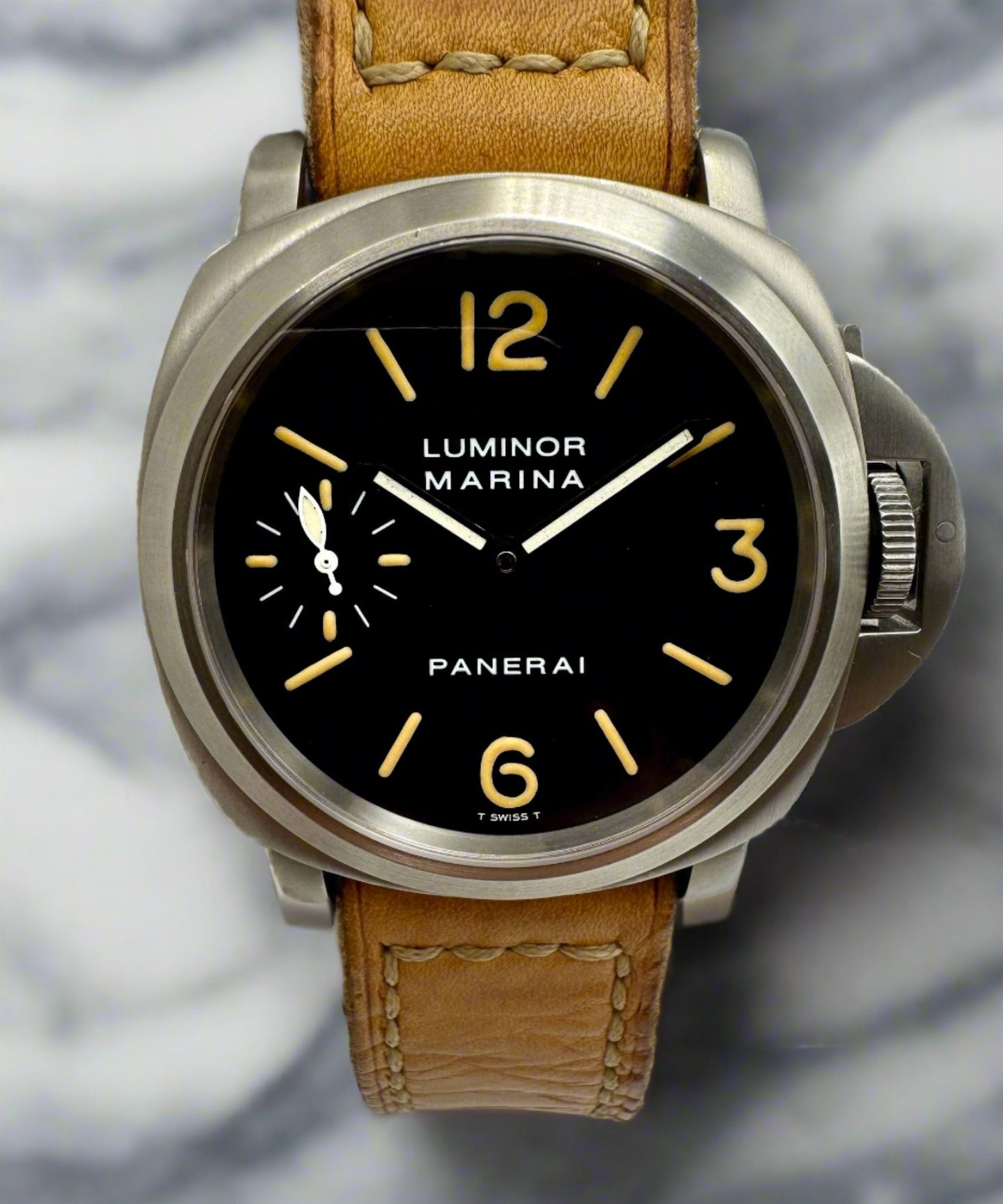 Panerai Luminor Marina Titanium with Tritium Dial PAM00040 (Full-Set)