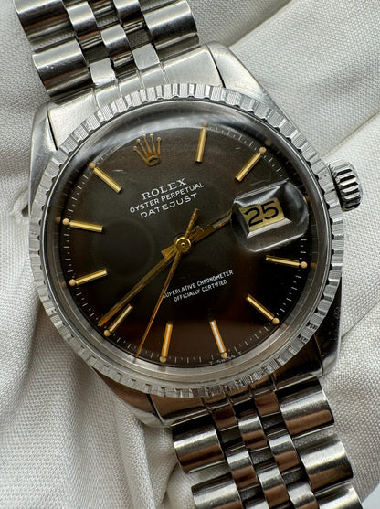 Rolex Datejust 36 with Tropical Dial Pie Pan Olive Green Unique Double Tritium