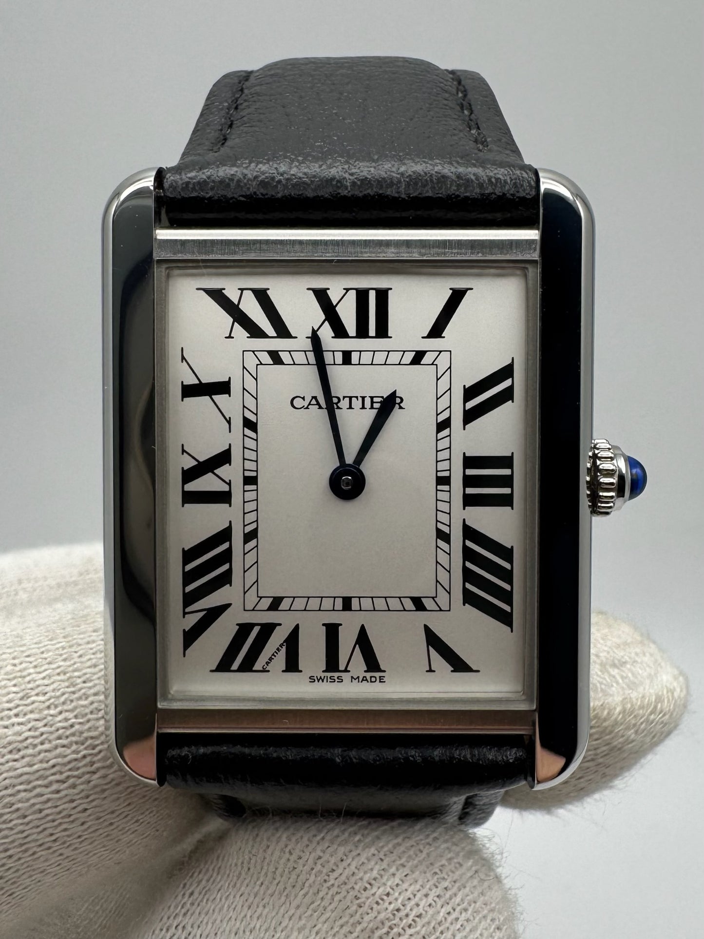 Cartier Tank Solo Steel Large Size Quartz Silver Dial (Full-Set/Unworn)