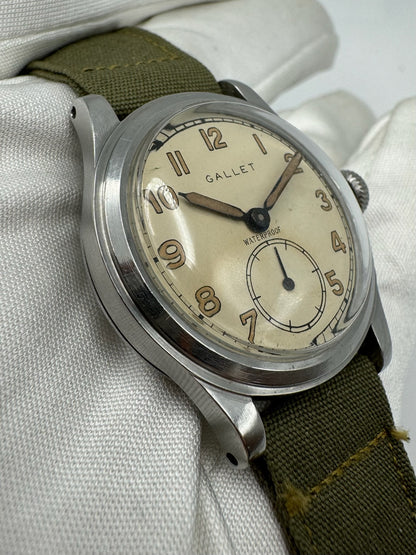 Gallet WWII Military Field Watch