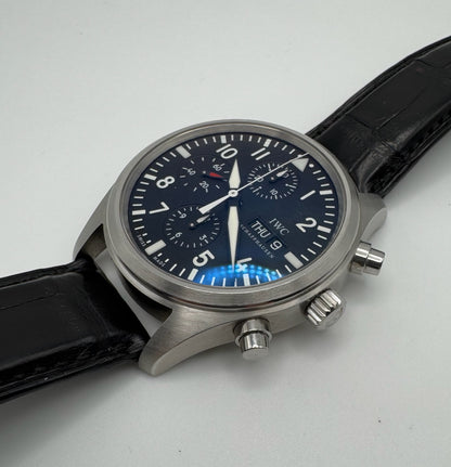 IWC Pilot Chronograph Steel 42 (Unpolished)