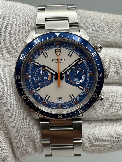 Tudor Heritage Chrono Blue Carlo Blue/Grey 2015 (Full-Set/Mint)
