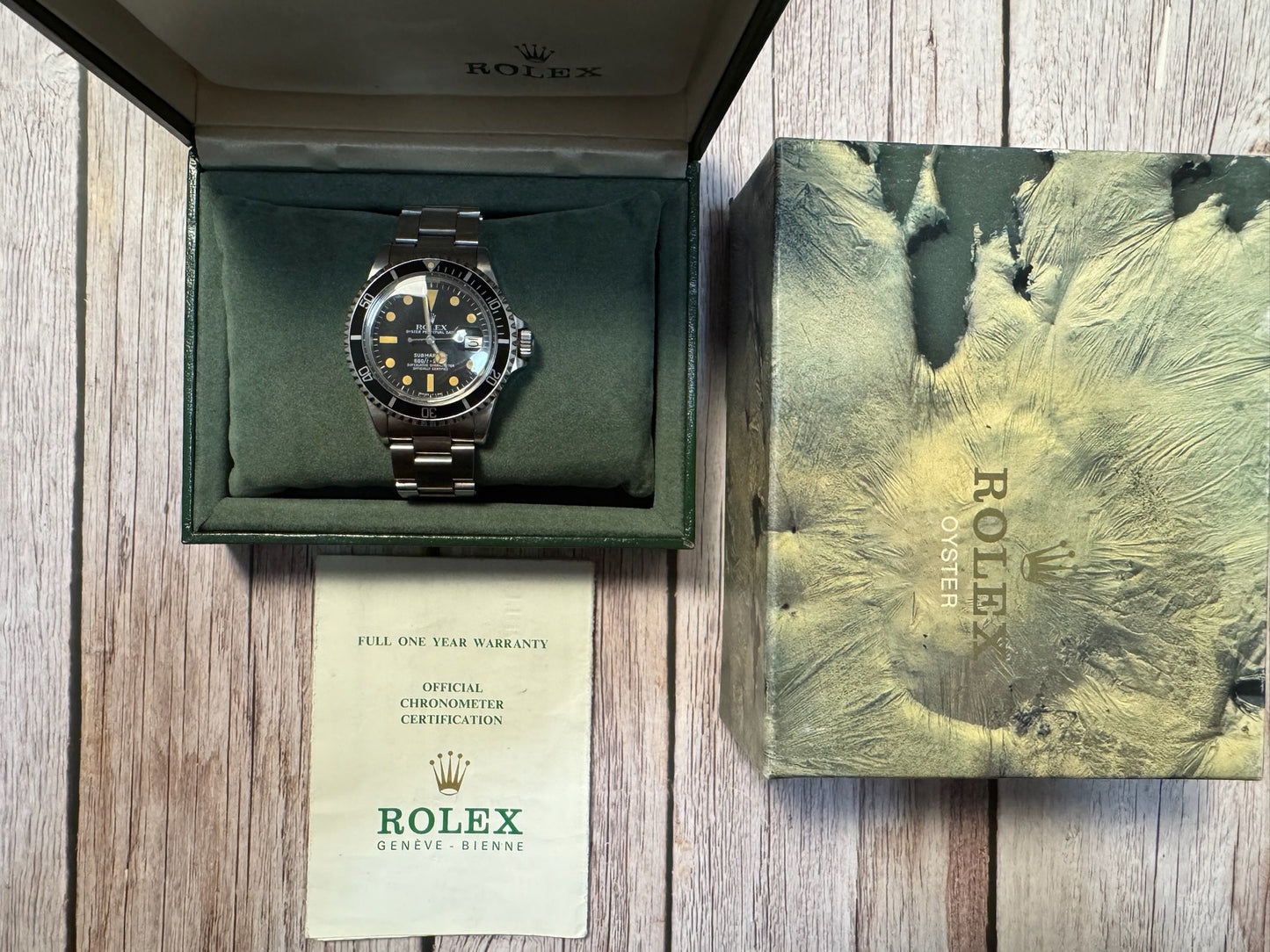 Rolex Submariner 1680 MK1 Pumpkin Patina 1981 (Full-Set/Serviced)