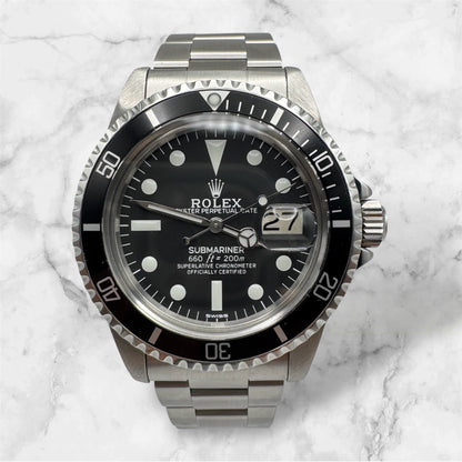 Rolex Submariner Date 1680 Full Steel Rolex Service 1979 (Rolex Service Papers/Box)