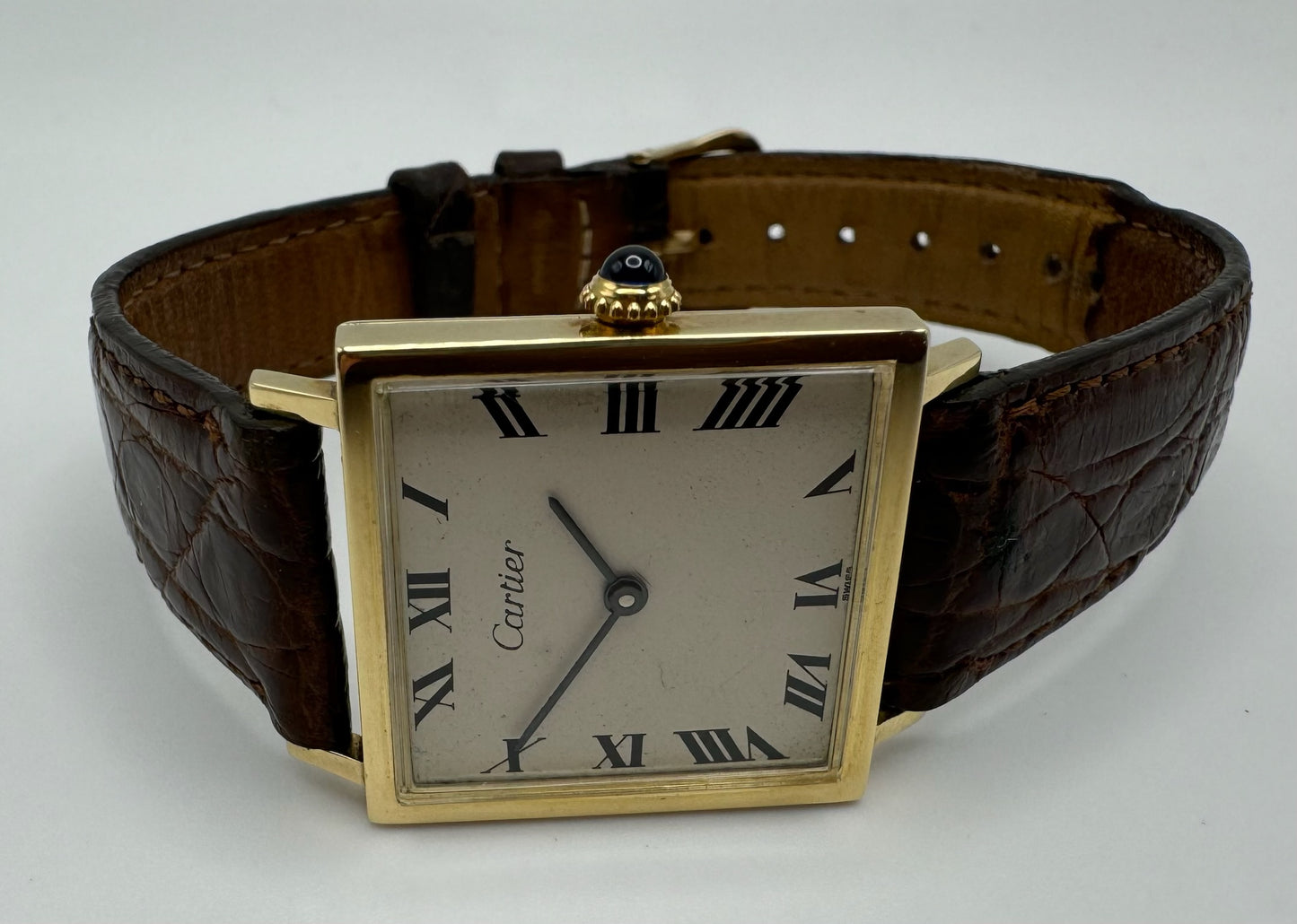 Cartier Tank 14K Yellow Gold Concord Manual Winding