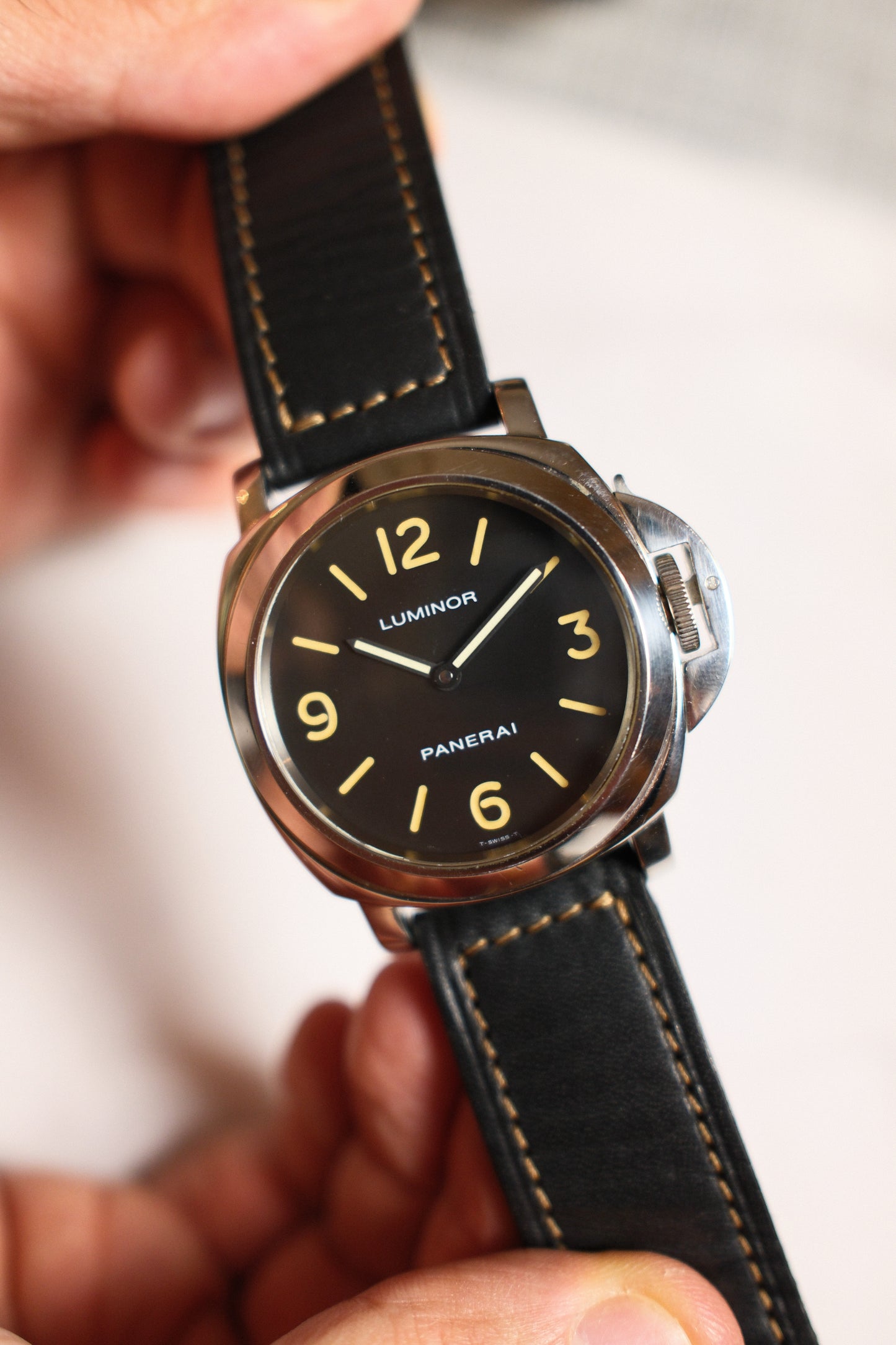 Panerai Luminor Base Pre-A Pumpkin Patina 1998 (Full-Set)