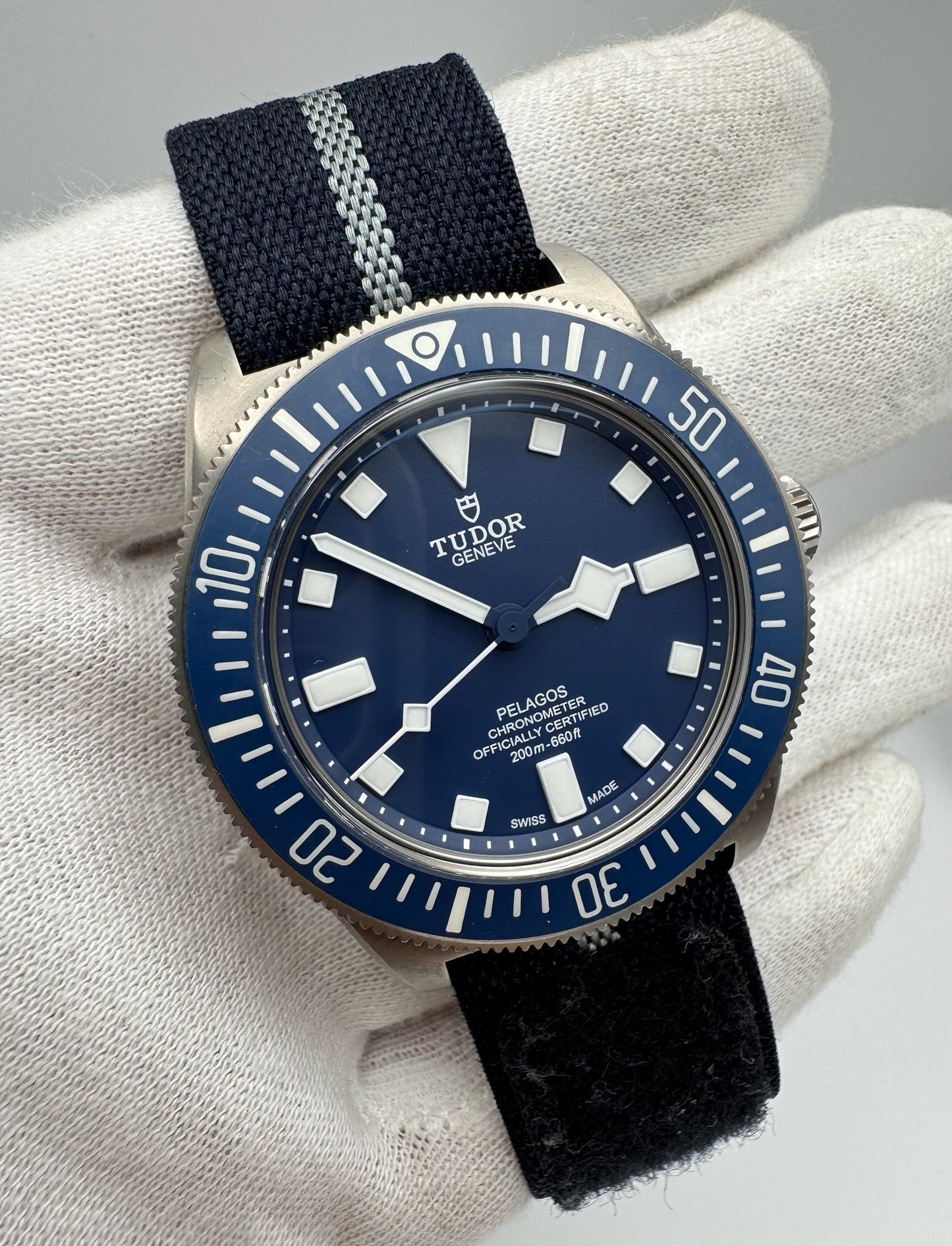 Tudor Pelagos Titanium Blue Dial 2022 (Full-Set/Unpolished)