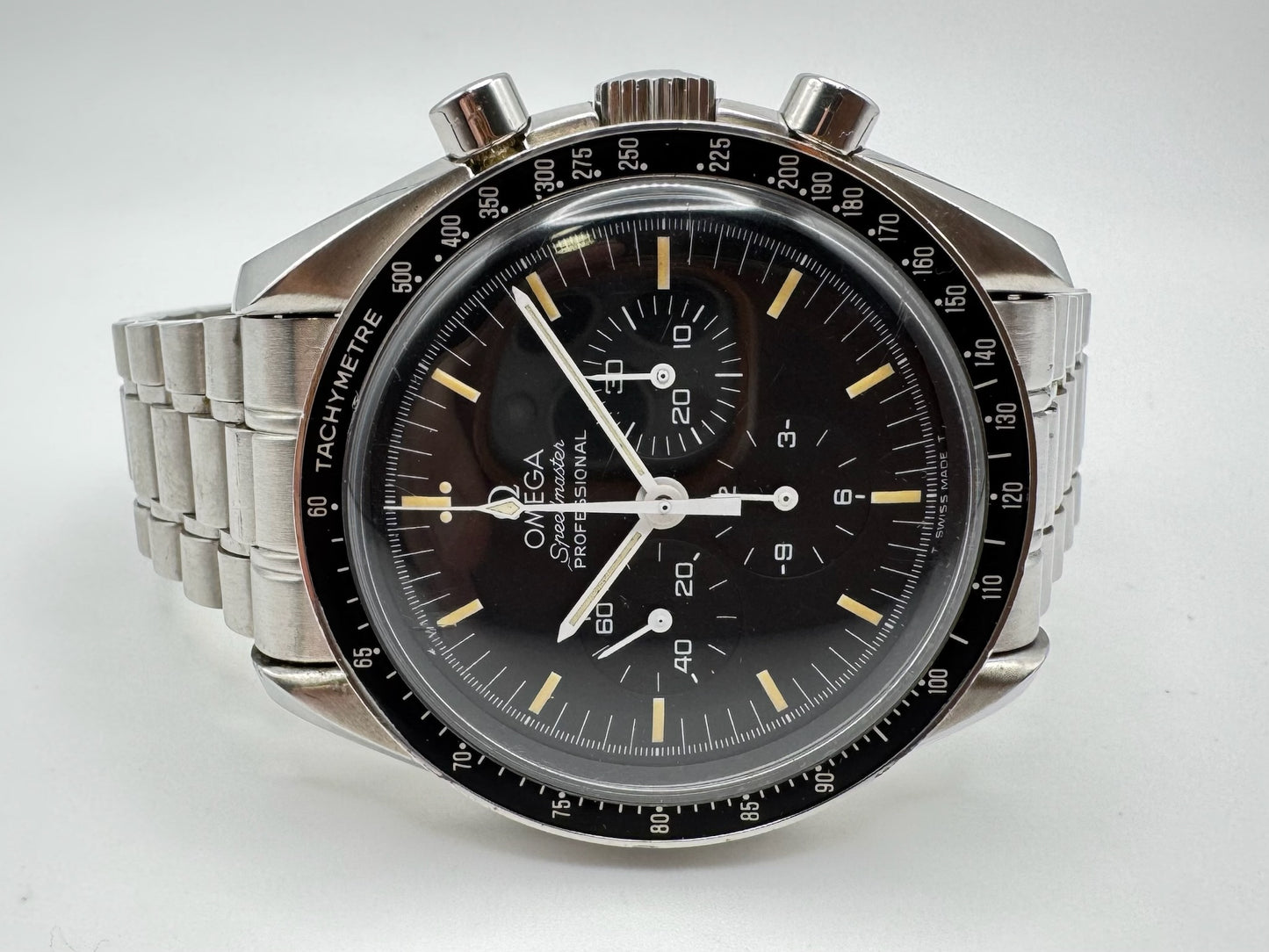 Omega Speedmaster Professional Moonwatch with Tritium Dial (Unpolished)