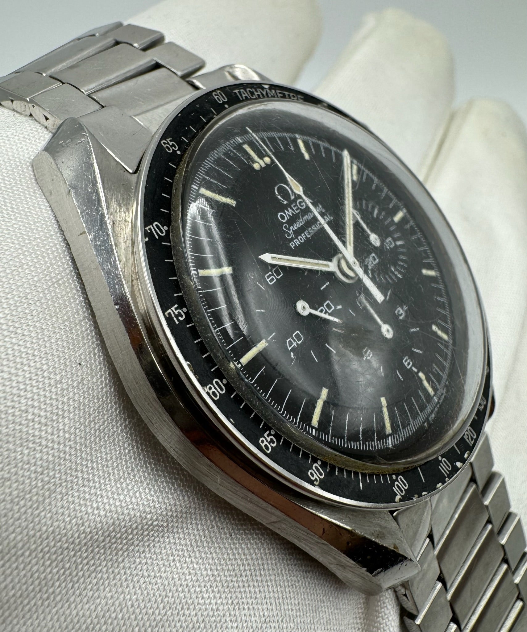 Omega Speedmaster with Black Step Dial 1969 Bogossia