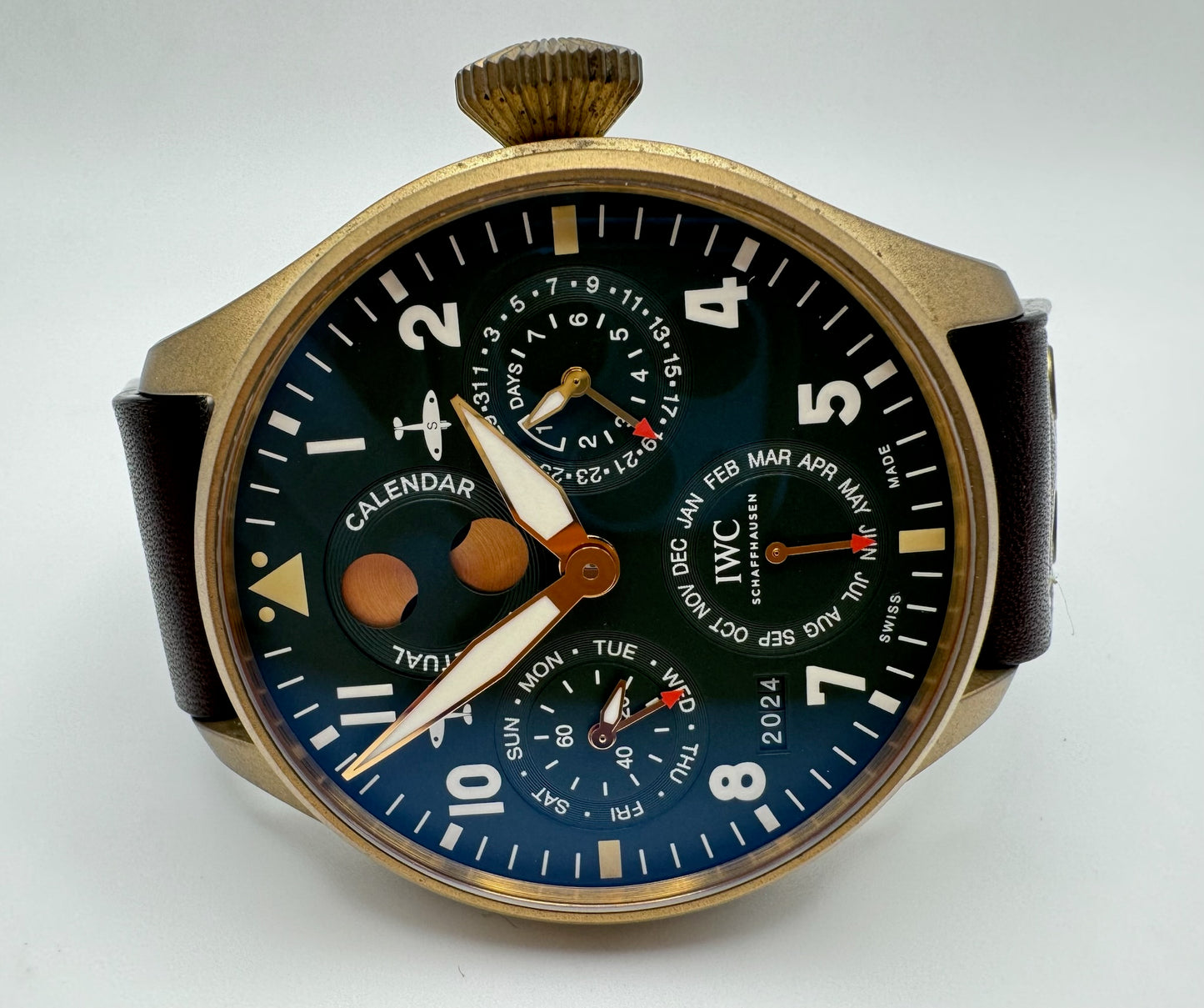 IWC Big Pilot Perpetual Calendar Spitfire Bronze #001/250 Limited (Full-Set/Warranty)