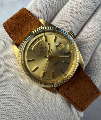 Rolex Day-Date 36 Yellow Gold with Champagne Dial 1969