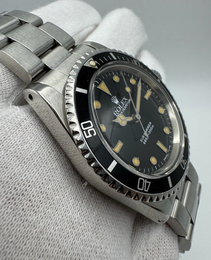 Rolex Submariner 5513 Full Steel Glossy Dial Heavy Patina (Full-Set/Serviced)