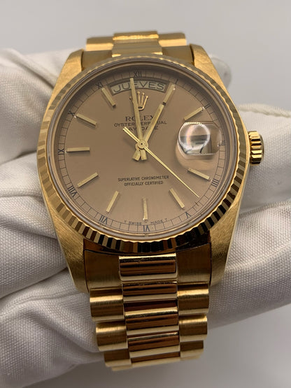 Rolex Day-Date Full Gold with Spanish Days (Full-Set)