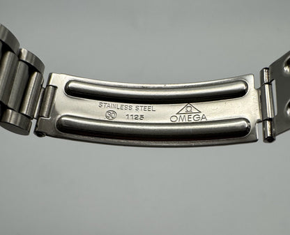 Omega Speedmaster Professional Moonwatch Full Steel Ghost Bezel Yellow Patina Step Dial 1969 (Serviced)