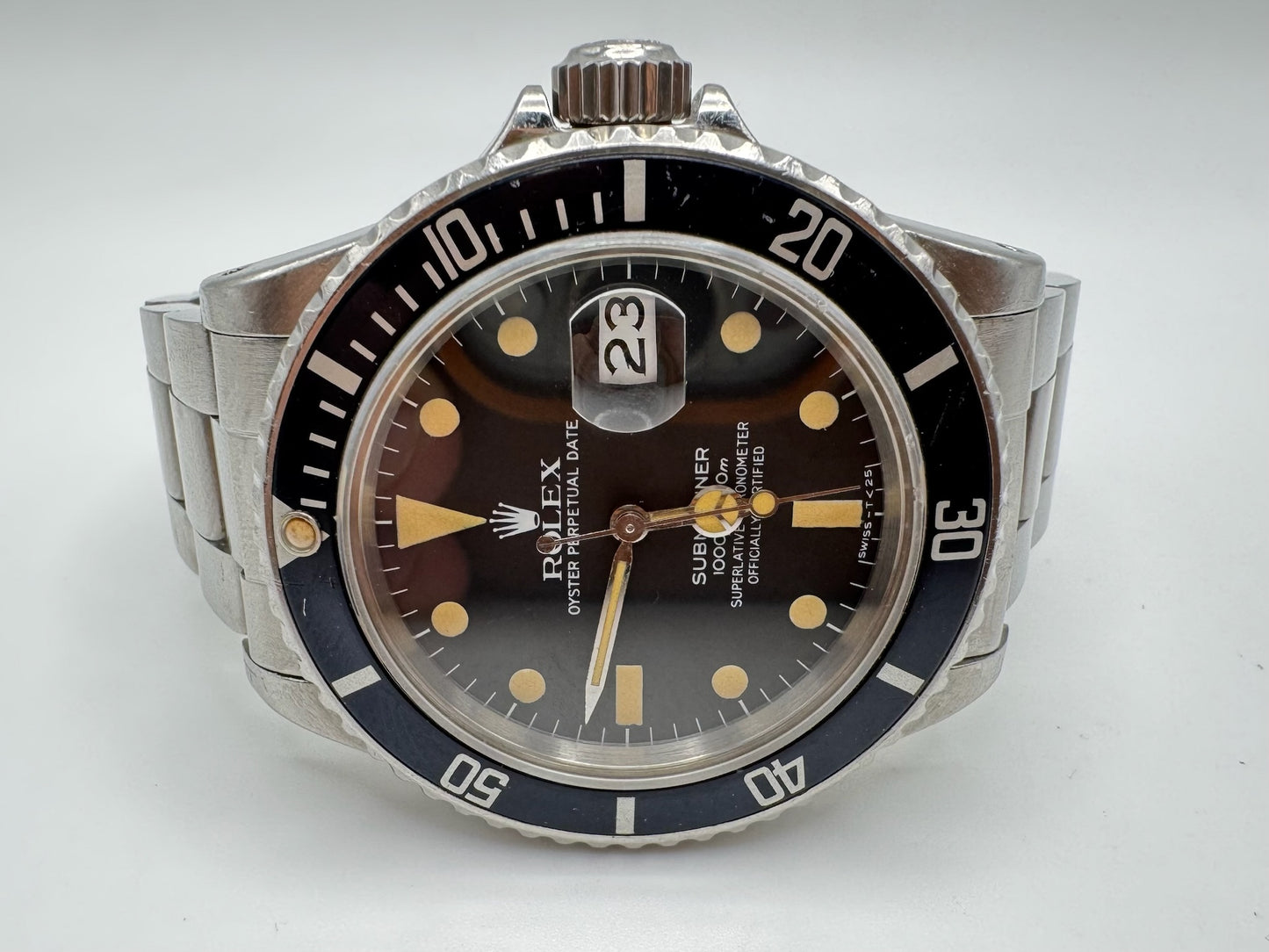 Rolex Submariner 16800 Matte Dial Heavy Patina 1981 (Unpolished/Box)