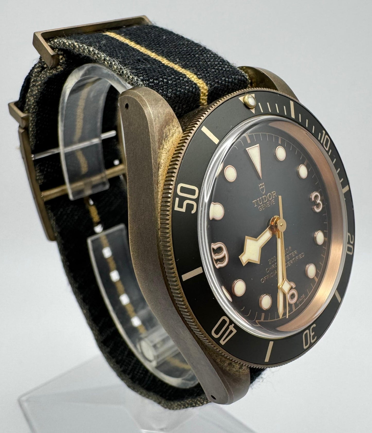 Tudor Black Bay Bronze Grey Dial Nice Patina 2019 (Full-Set/Mint)