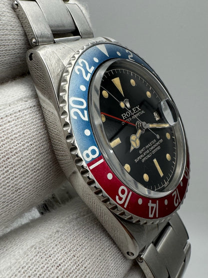 Rolex GMT-Master 1675 Chapter Ring Gilt Dial Pepsi 1960 (Full-Set)