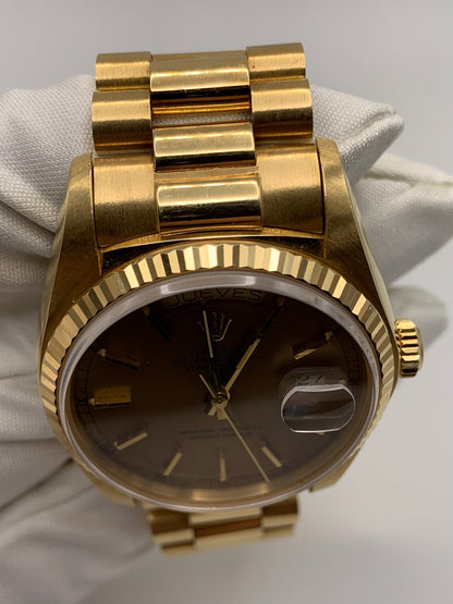 Rolex Day-Date Full Gold with Spanish Days (Full-Set)