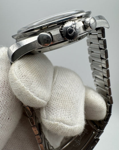 Omega Speedmaster Professional Moonwatch Chronograph Cal. 321 Full Steel Heavy Patina Original Owner 1965 (Unpolished)
