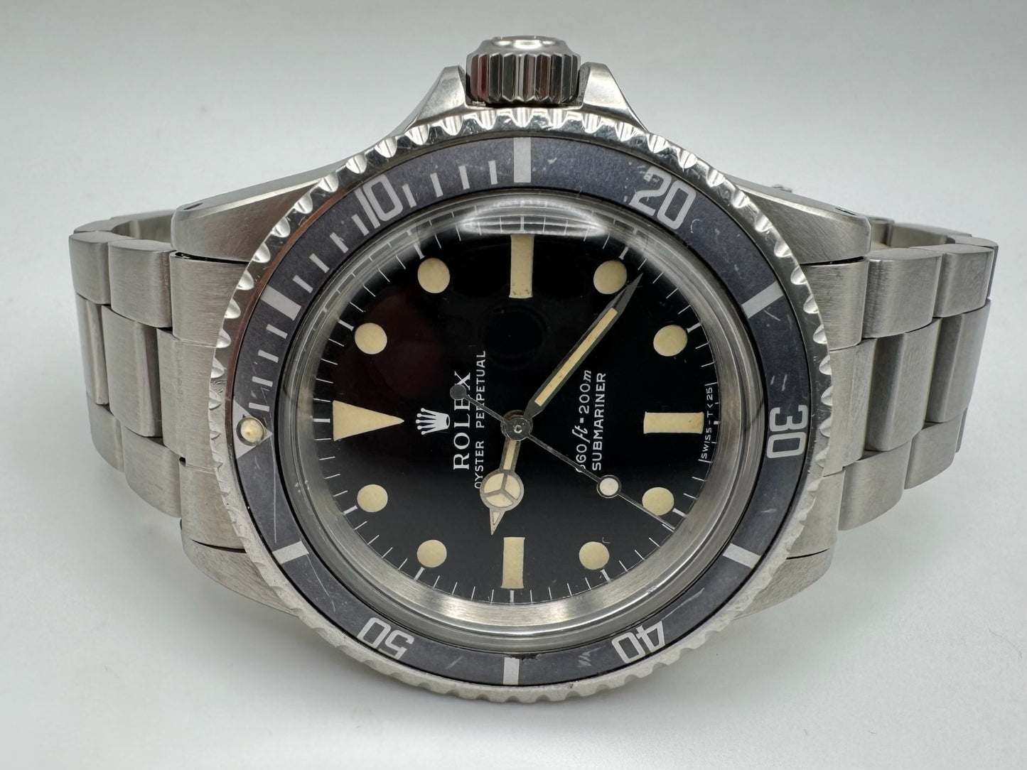 Rolex Submariner No Date 5513 Full Steel Maxi Dial 1969 (Unpolished/Serviced)