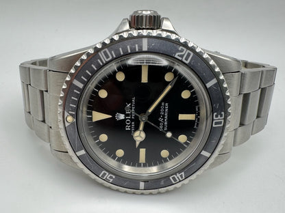 Rolex Submariner No Date 5513 Full Steel Maxi Dial 1969 (Unpolished/Serviced)