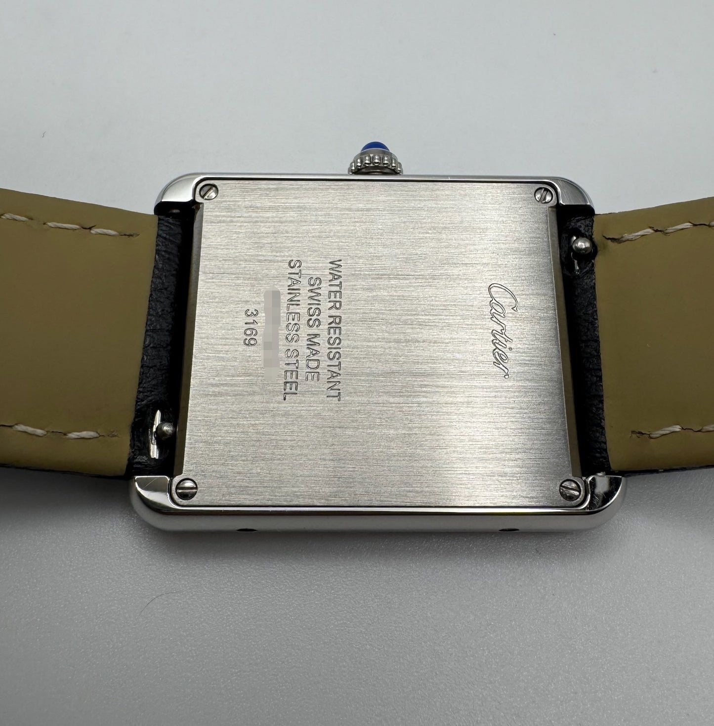 Cartier Tank Solo Steel Large Size Quartz Silver Dial (Full-Set/Unworn)