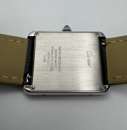 Cartier Tank Solo Steel Large Size Quartz Silver Dial (Full-Set/Unworn)