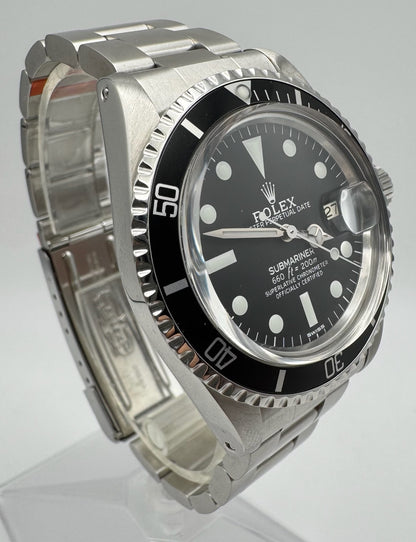 Rolex Submariner Date 1680 Full Steel Rolex Service 1979 (Rolex Service Papers/Box)